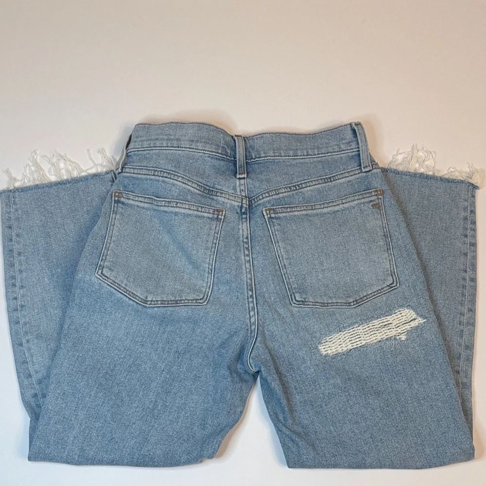 Madewell The Momjean High Rise Straight Leg Jeans 26 Petite 24” Inseam